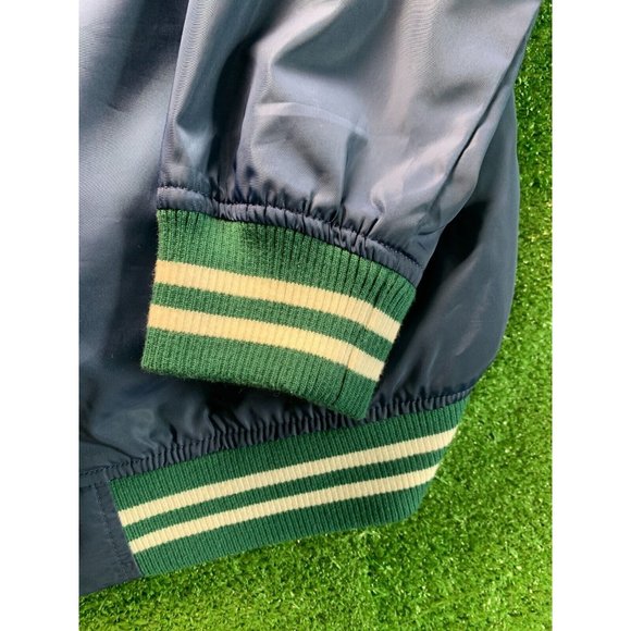 Sovereign Code Blue and Green Zip Up Bomber Jacket Men Size Small - Picture 4 of 5